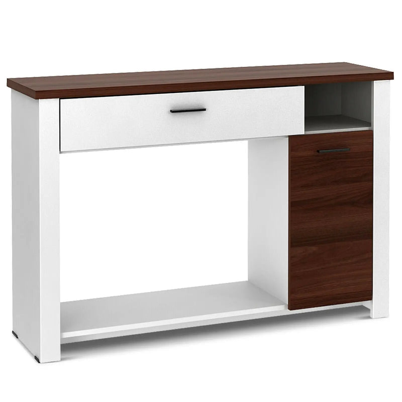 48 Inch Console Table with Drawer and Cabinet by DirectDeals