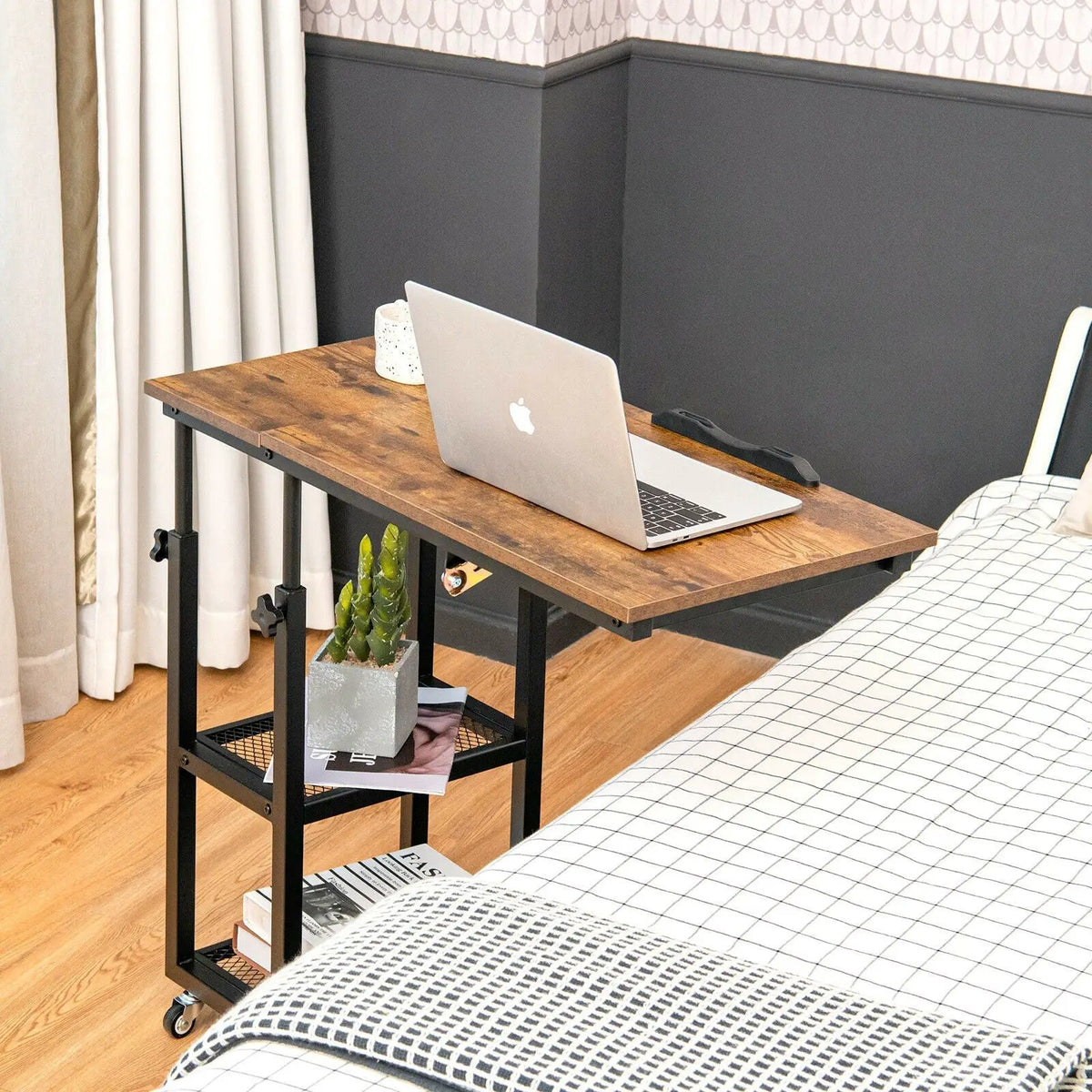 Adjustable C-Shaped Bedside Table, photo 2 of 9