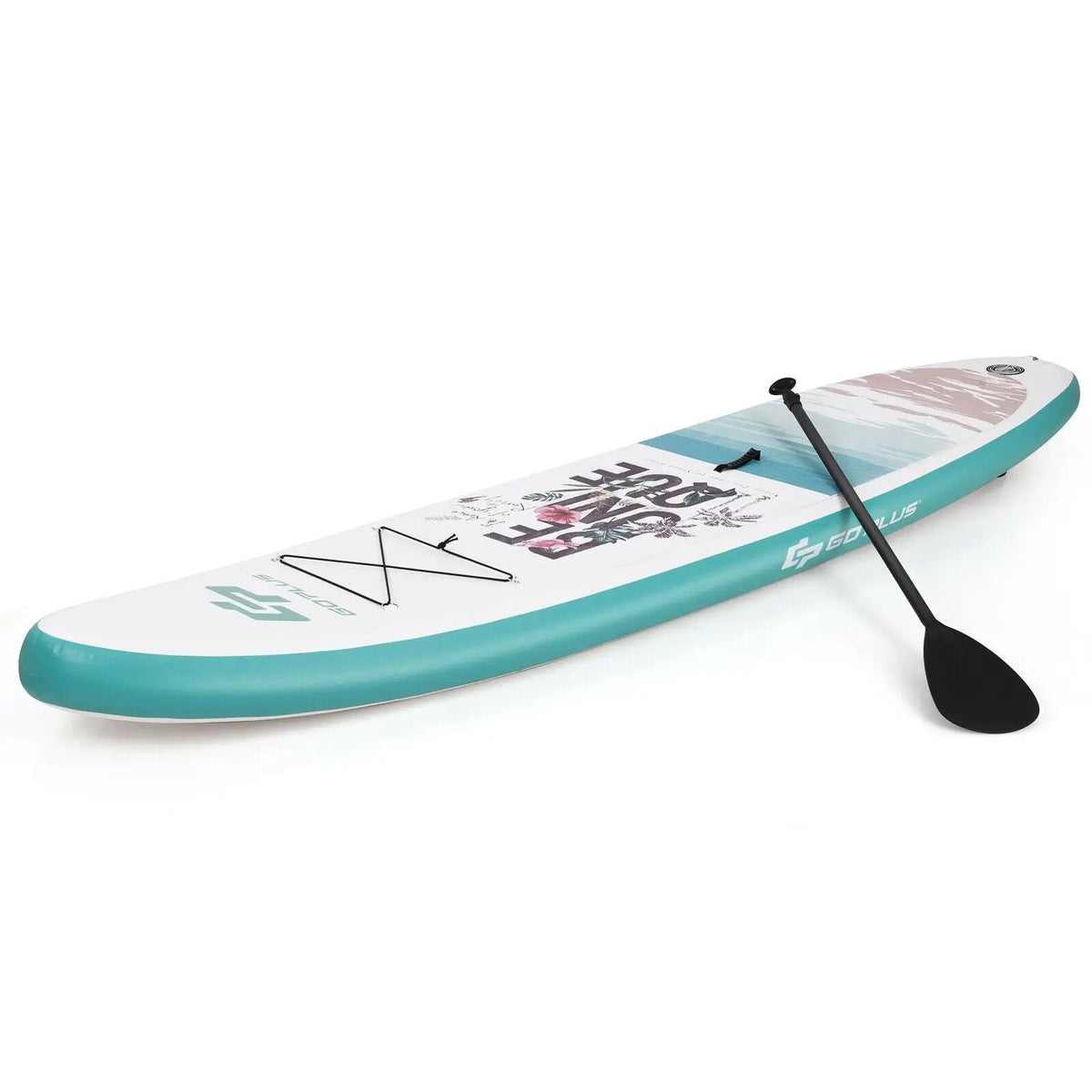 10.5 ft Inflatable Stand Up Paddle Board Surfboard with Aluminum Paddle Pump, photo 8 of 16