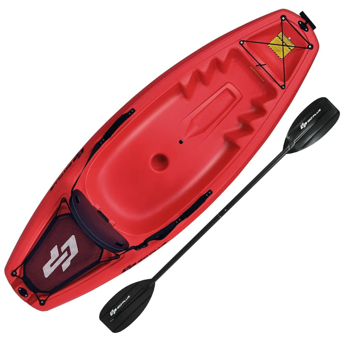 6 Feet Youth Kids Kayak with Bonus Paddle and Folding Backrest for Kid Over 5, photo 15 of 16