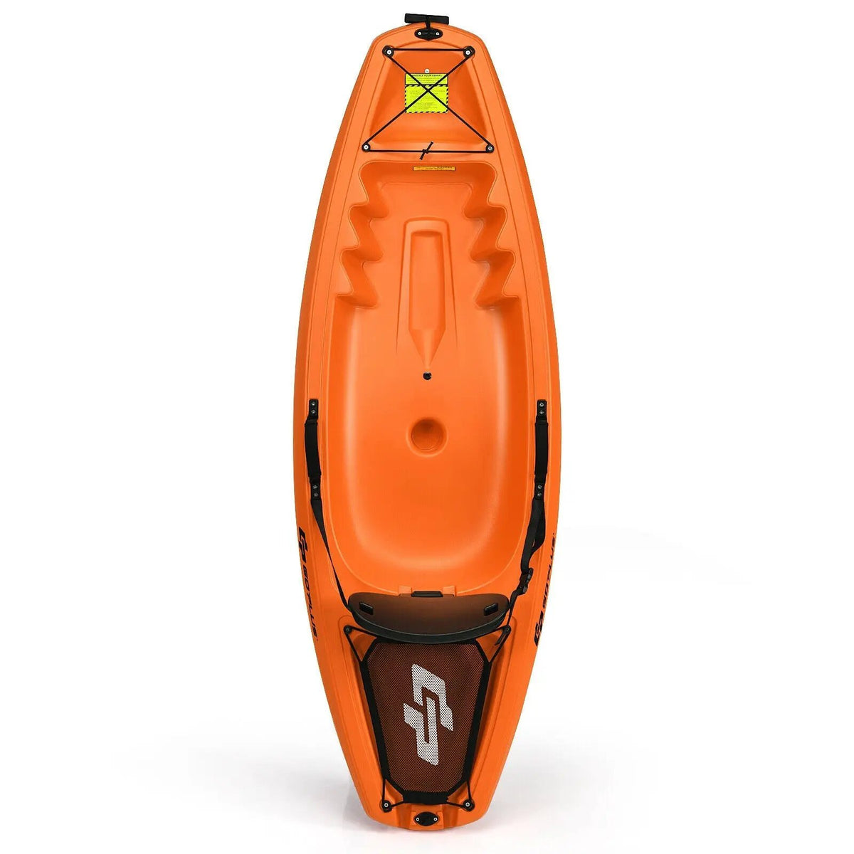 6 Feet Youth Kids Kayak with Bonus Paddle and Folding Backrest for Kid Over 5, photo 14 of 16