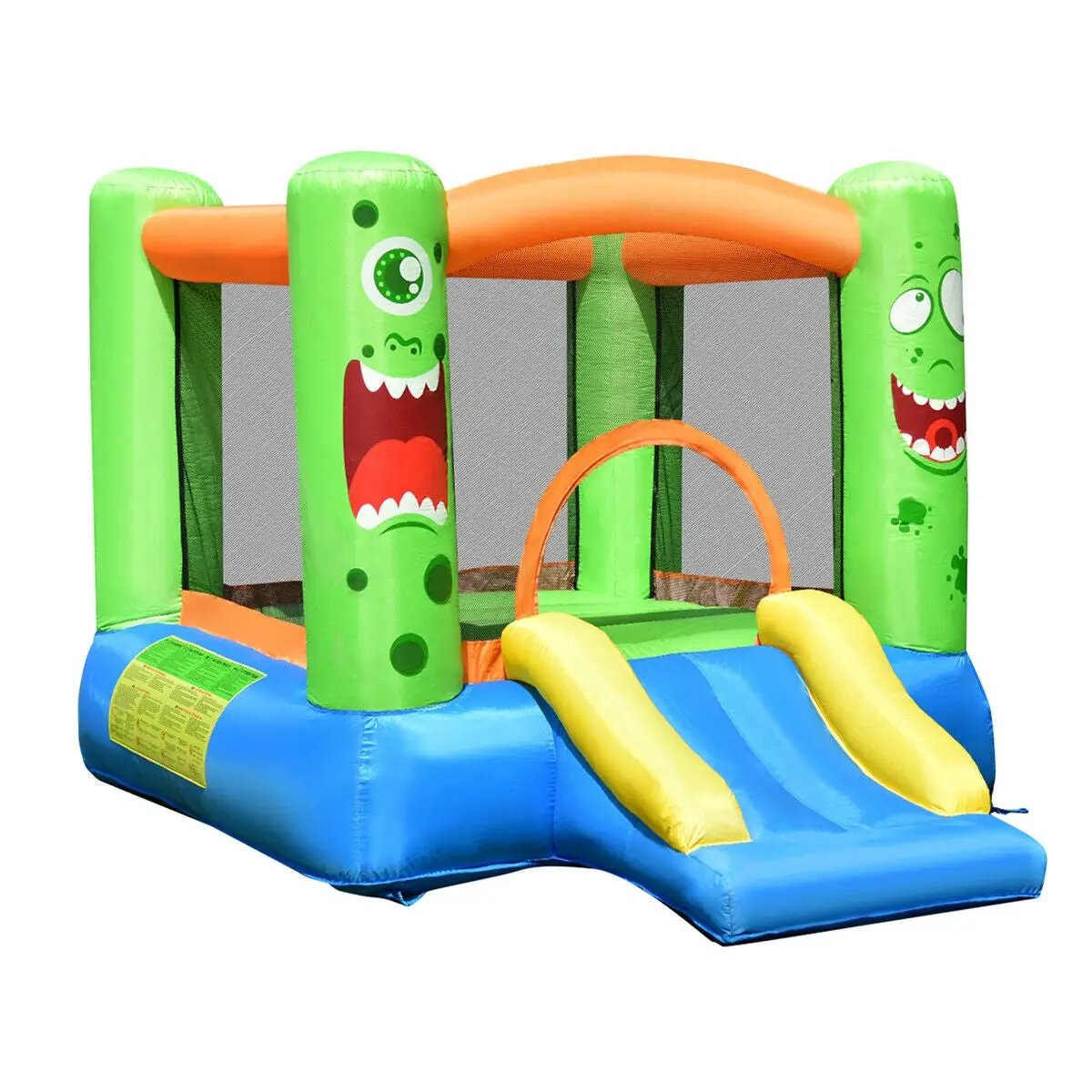 Inflatable Bounce House Jumper Castle Kid's Playhouse without Blower by DirectDeals