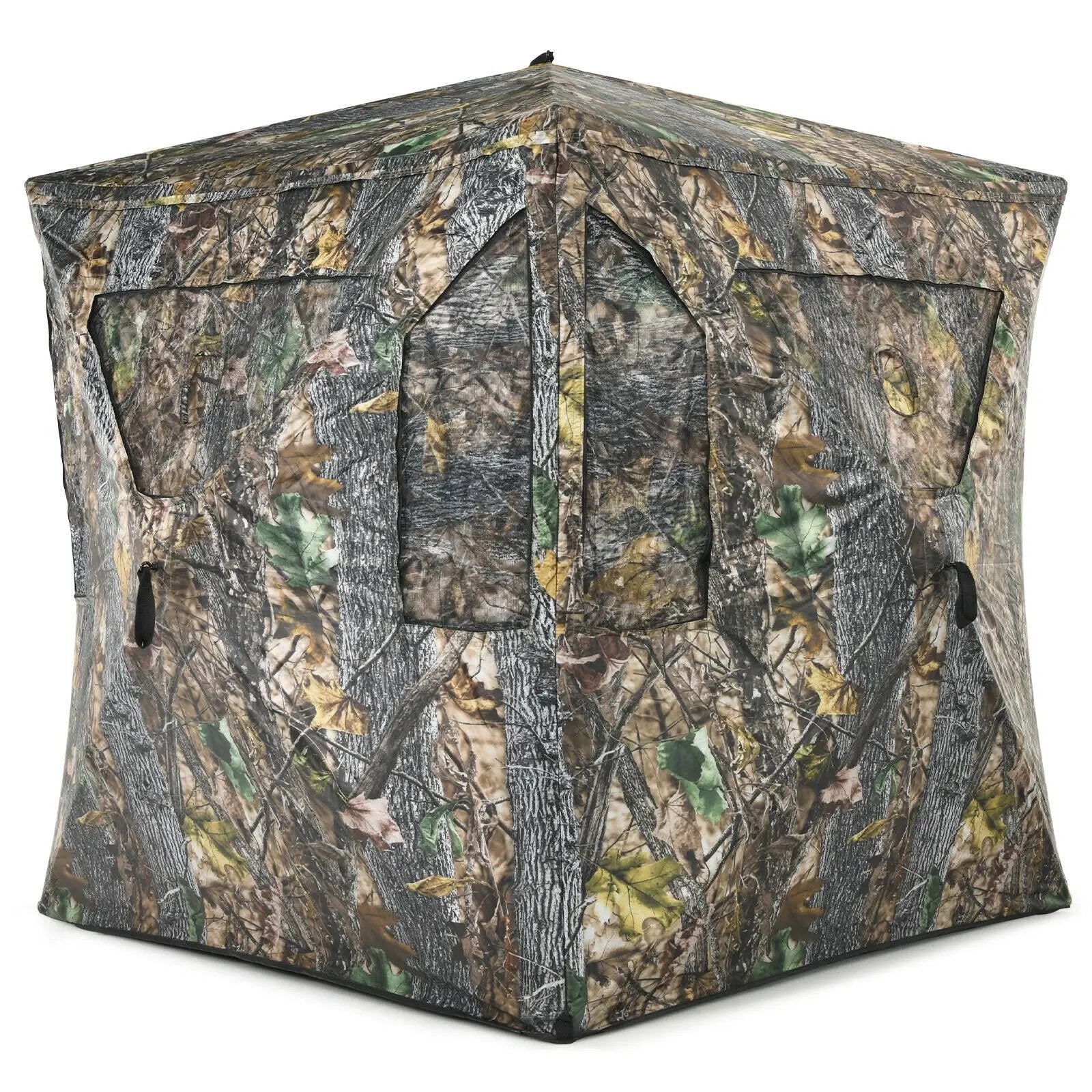 3 Person Portable Pop-Up Ground Tent with Gun Ports and Carrying Bag by DirectDeals