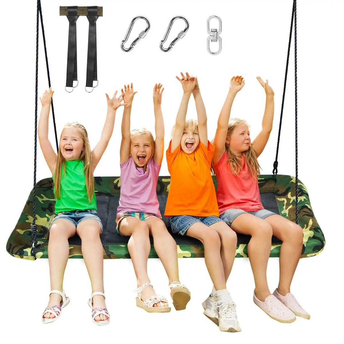 60 Inches Platform Tree Swing, photo 7 of 12