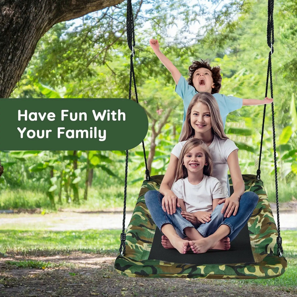 60 Inches Platform Tree Swing, photo 8 of 12
