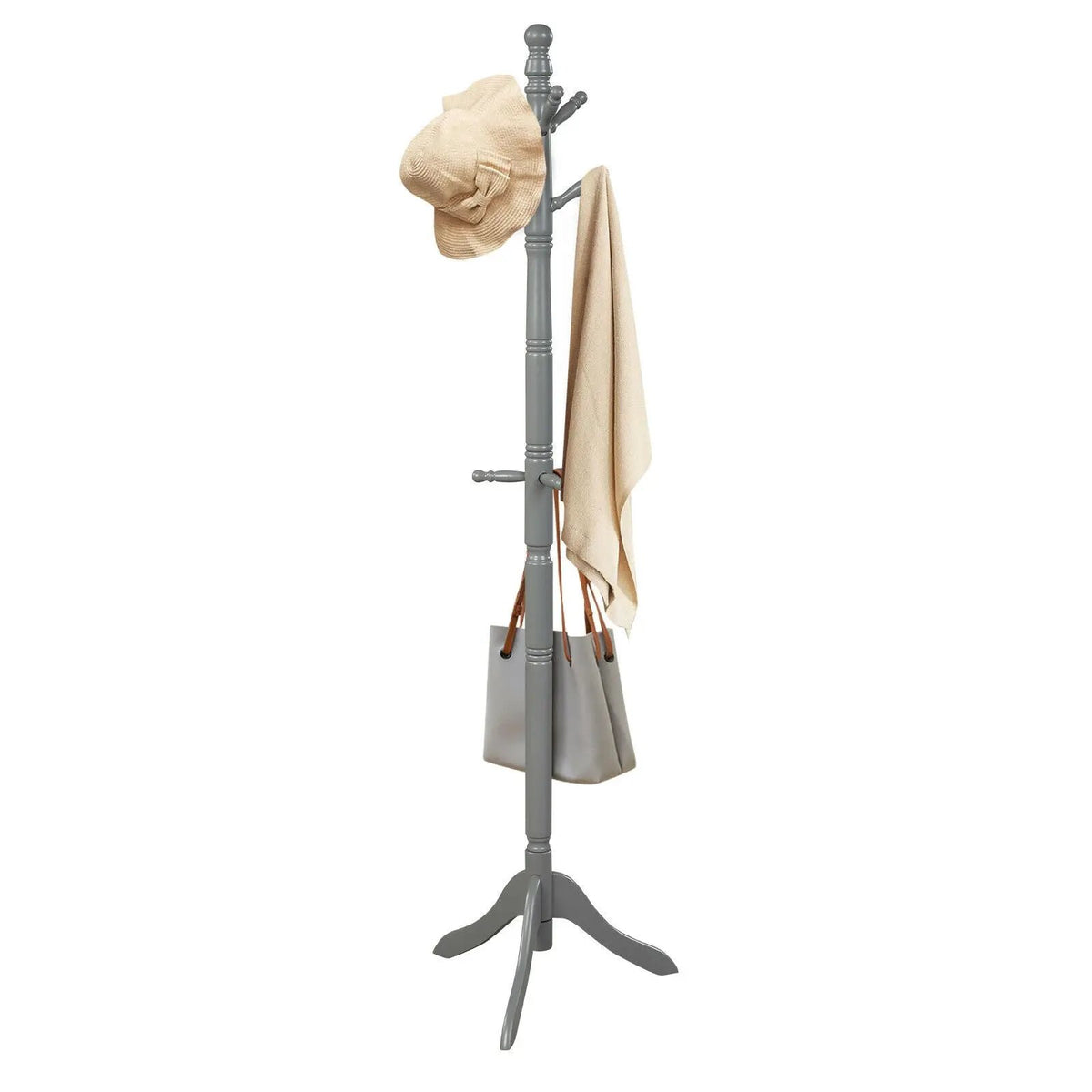 Entryway Height Adjustable Coat Stand with 9 Hooks, photo 24 of 24