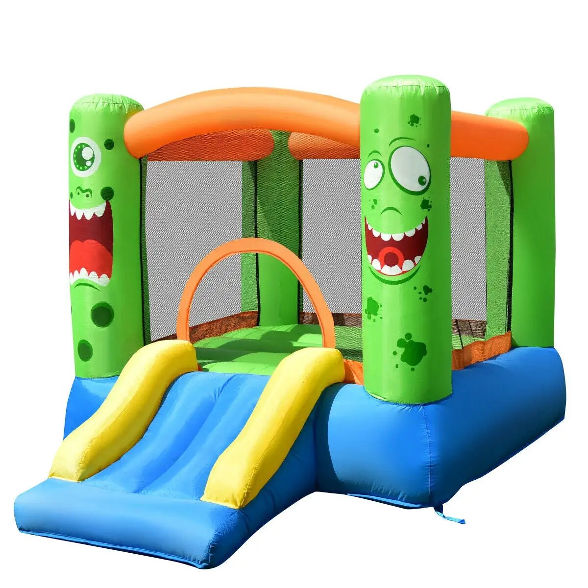 Inflatable Bounce House Jumper Castle Kid's Playhouse without Blower by DirectDeals