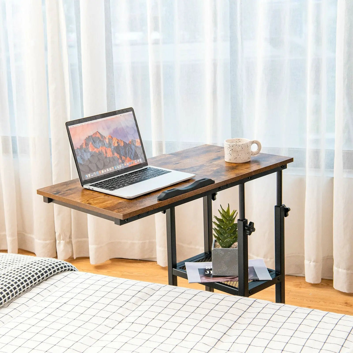 Adjustable C-Shaped Bedside Table, photo 5 of 9