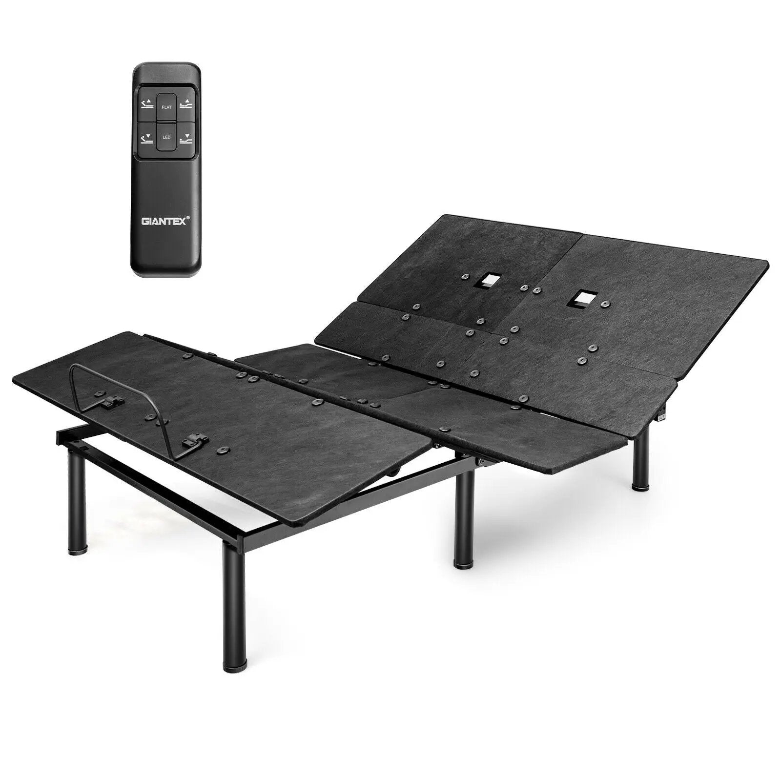 Queen Adjustable Bed Base with Head and Foot Incline by DirectDeals