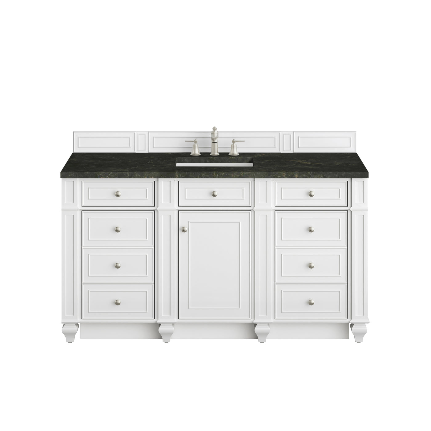 James Martin Bristol 60" Single Bathroom Vanity, Bright White, view 38