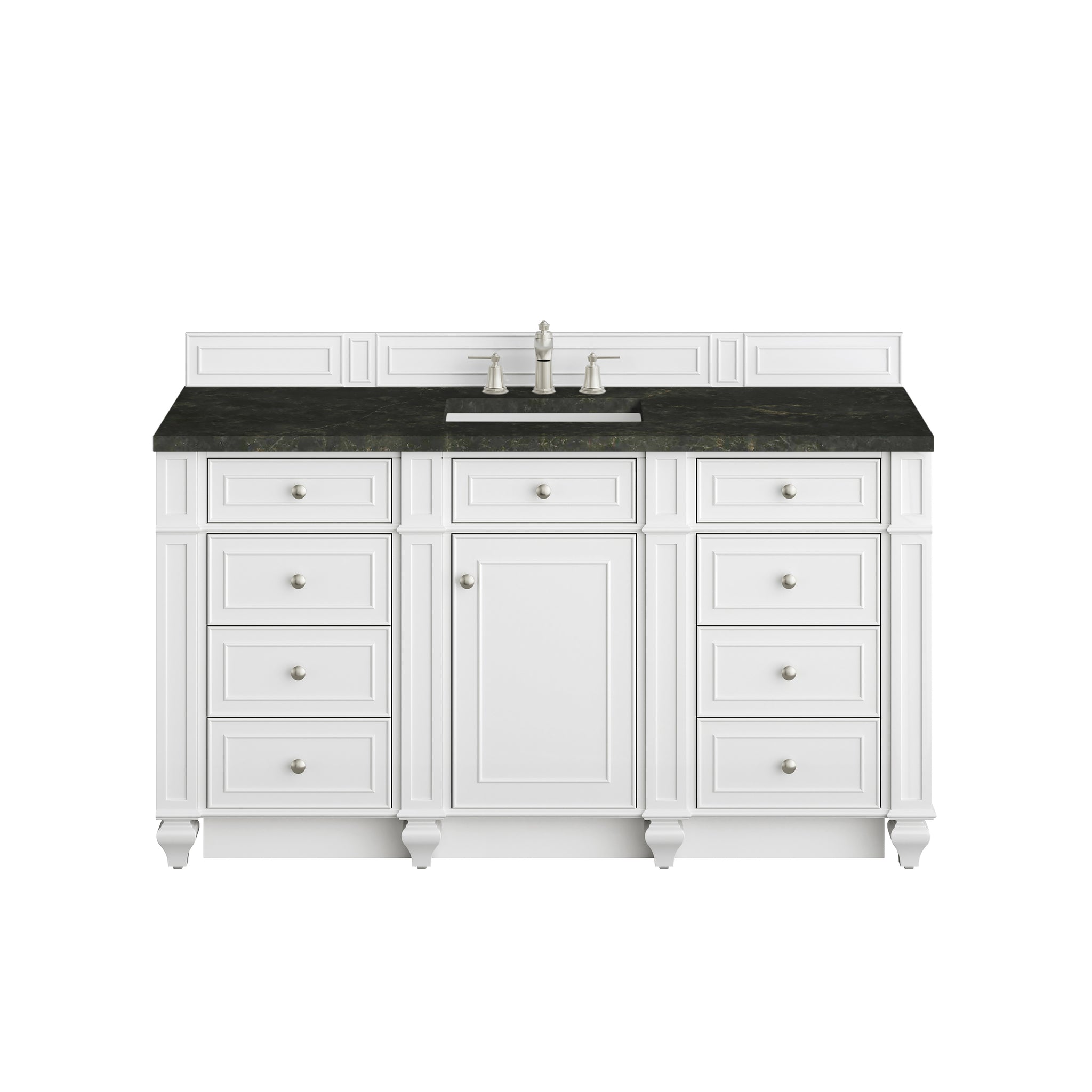 James Martin Bristol 60" Single Bathroom Vanity, Bright White, view 38