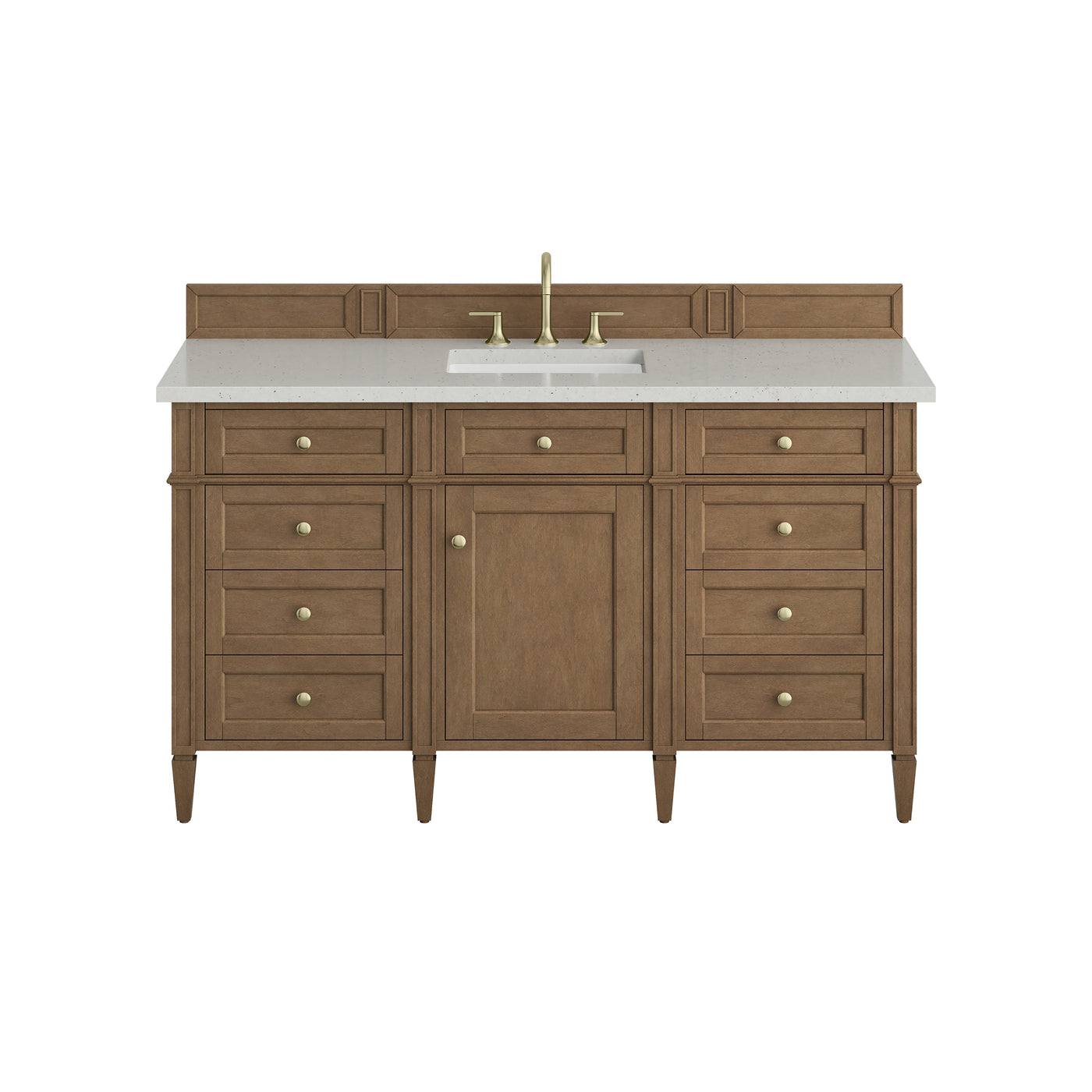 James Martin Brittany 60" Single Bathroom Vanity, Pecan, view 27