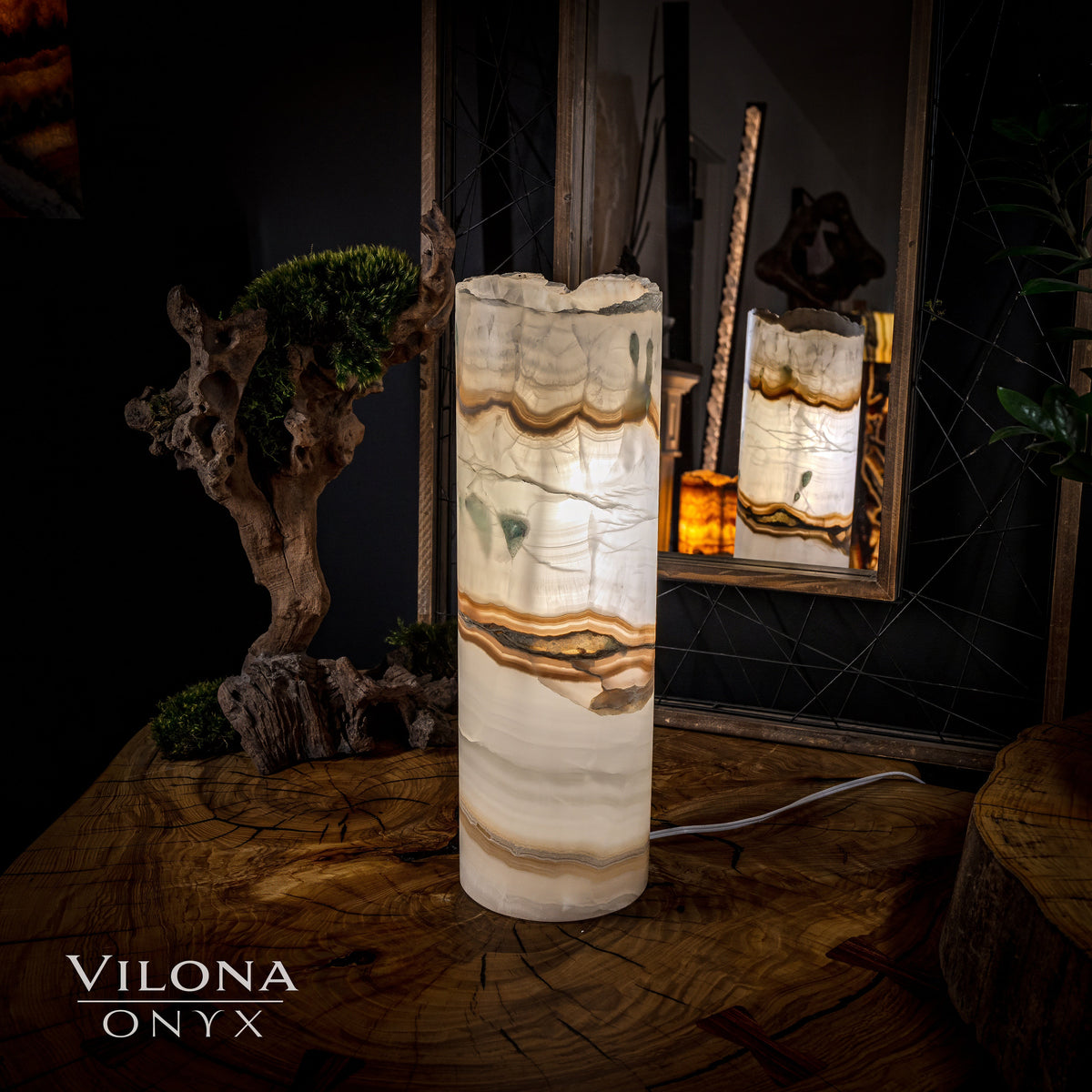 Ice Onyx Lamp (Table Lamp #5), photo 3 of 5