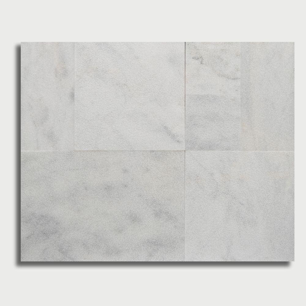 Ice White Leather French Pattern Marble Pavers French Pattern Marble Leather Various Pavers