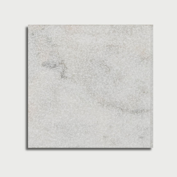 Ice White Leather Marble Pavers 24x24