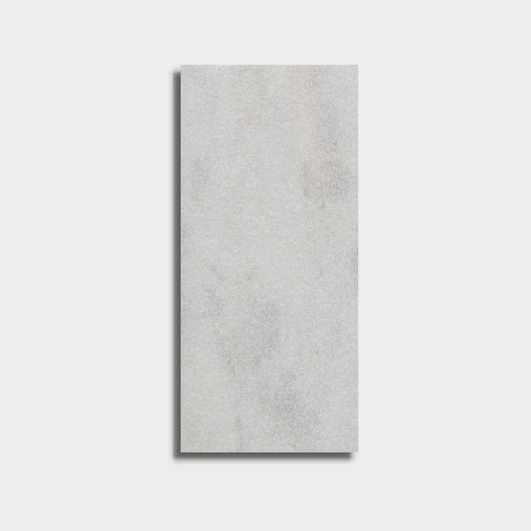 Ice White Leather Marble Pavers 6x12
