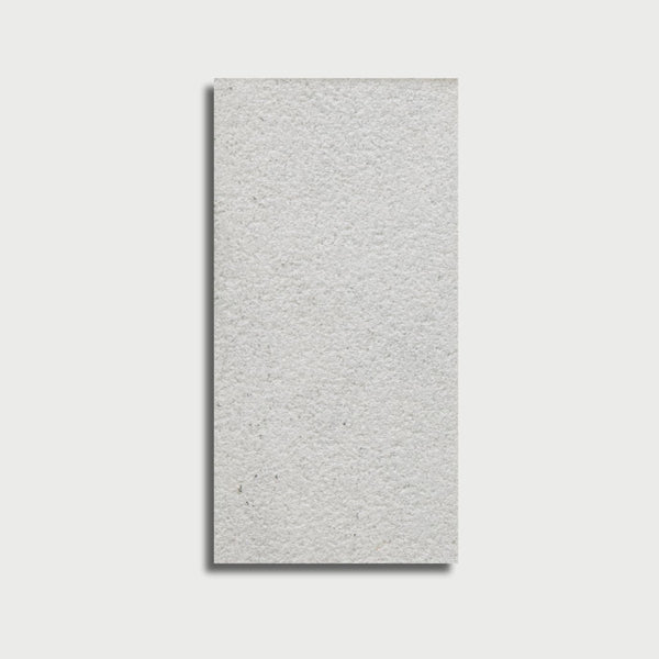 Ice White Sandblasted Marble Pavers 6x12