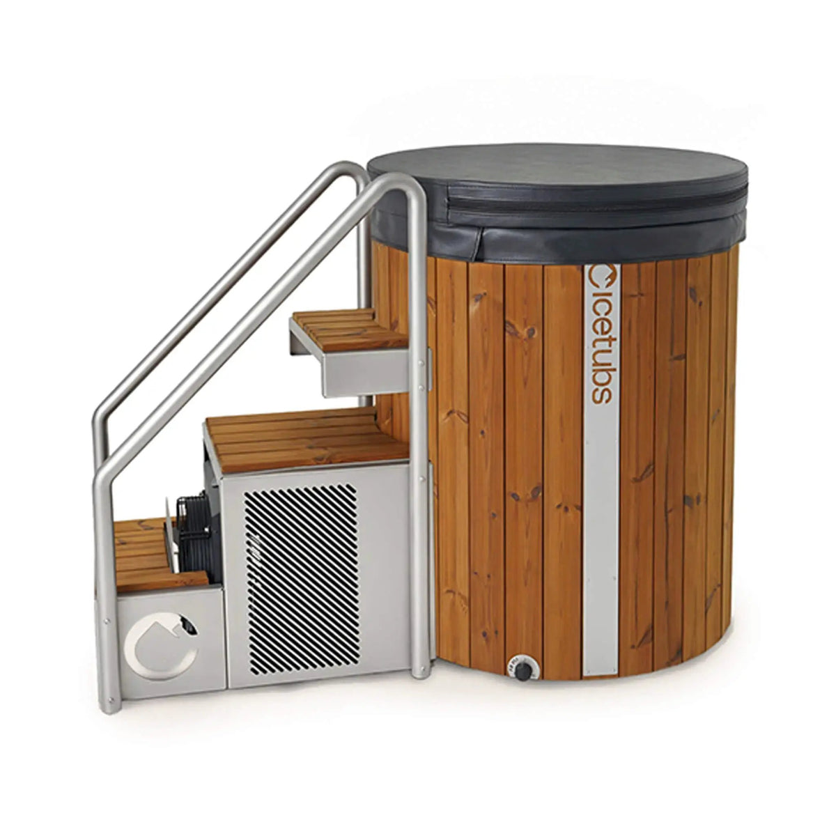 Icetubs IceBarrel XL Thermowood And Fiberglass Cold Plunge Immersion Tub (SAK35418) by SAKSBY WHOLESALE