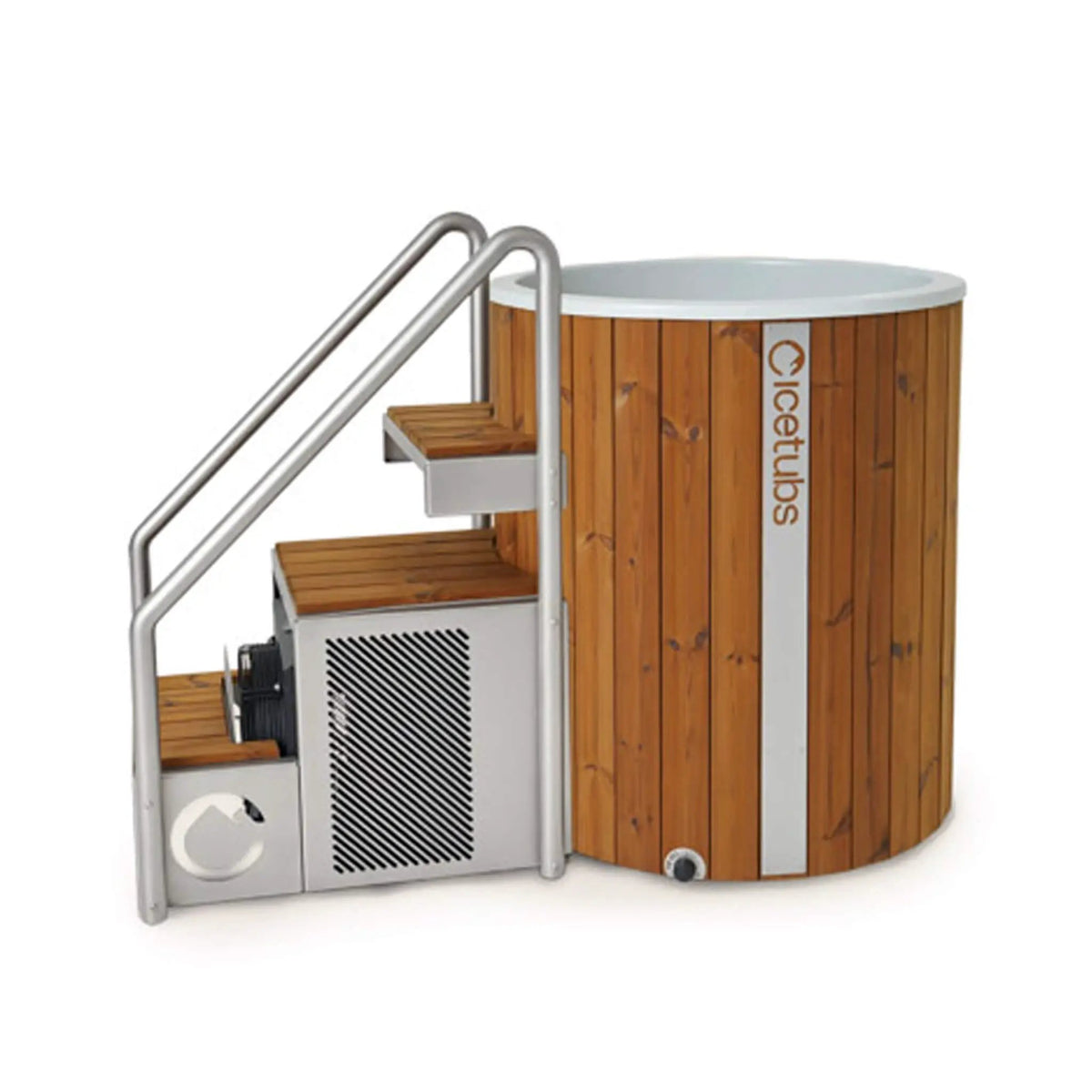 Icetubs IceBarrel XL Thermowood And Fiberglass Cold Plunge Immersion Tub (SAK35418) by SAKSBY WHOLESALE