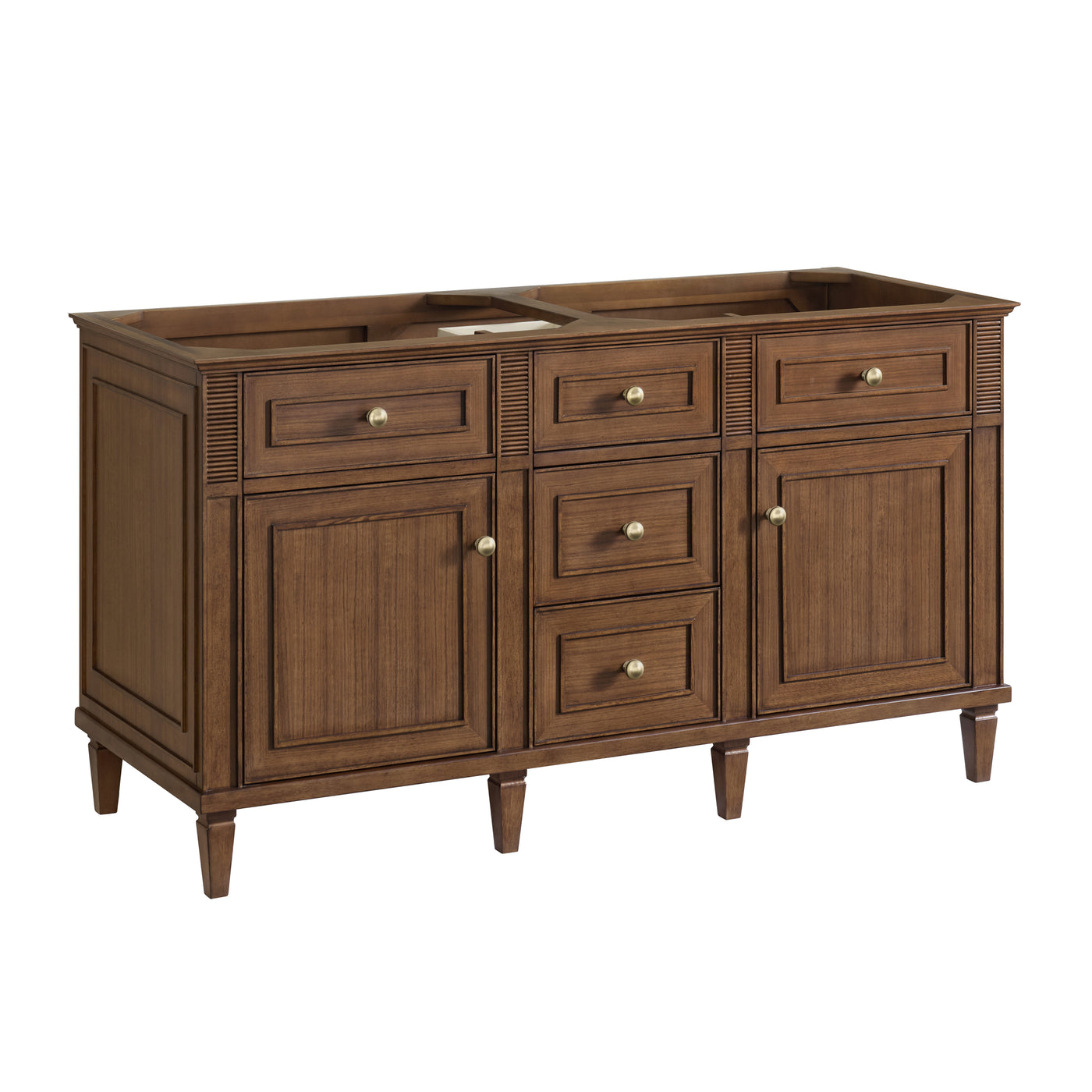 James Martin Lorelai 60" Double Bathroom Vanity, Mid-Century Walnut, view 38