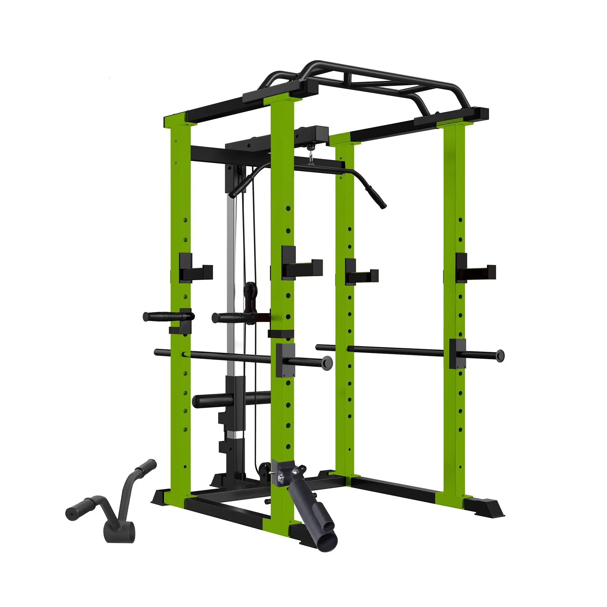 IFast Adjustable Home Gym Power Cage & Squat Rack With Pull-Up Bar Barbell Rack, 1000LBS (SAK12649) by SAKSBY WHOLESALE