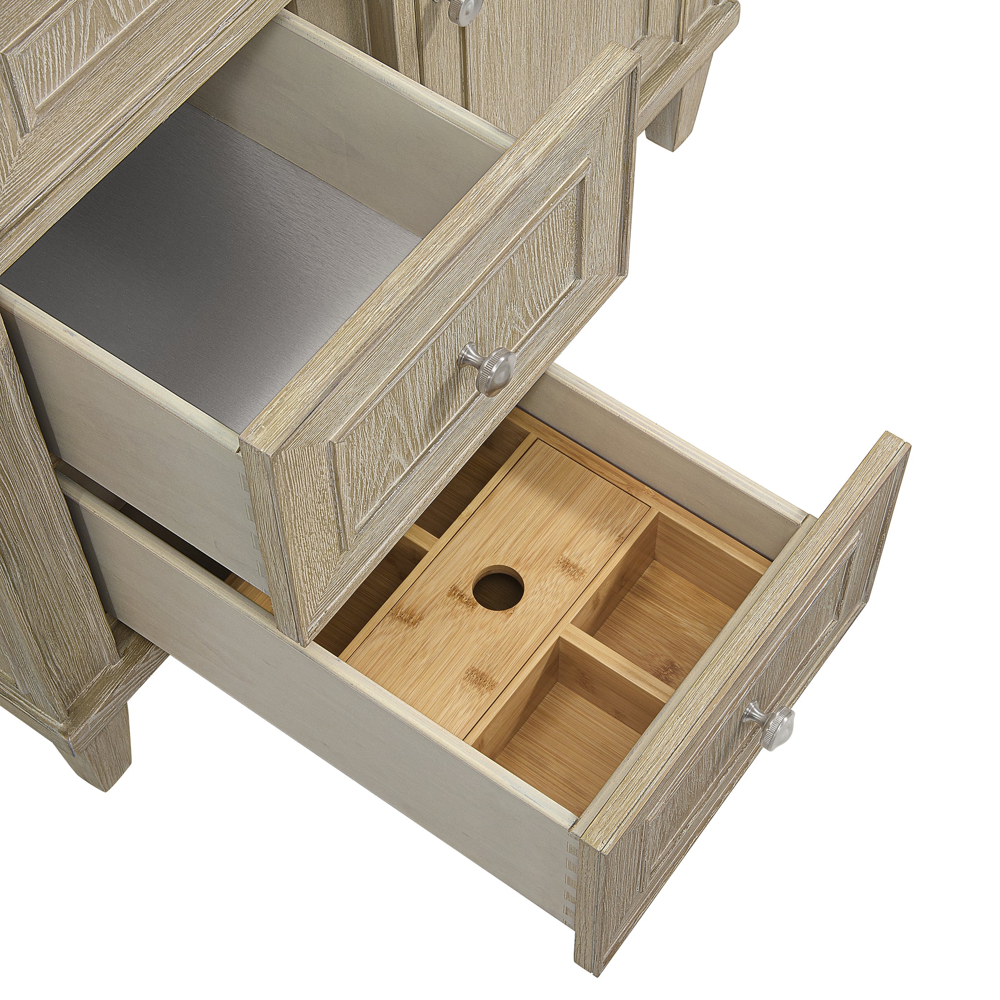 James Martin Lorelai 36" Single Bathroom Vanity, Whitewashed Oak, view 21