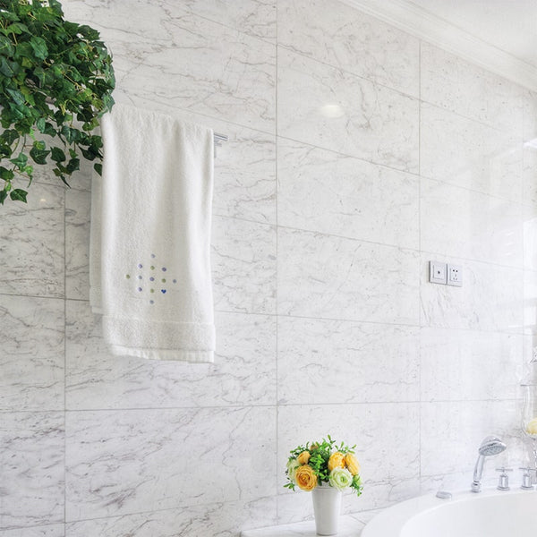 Italian Carrara Select Polished Marble Tiles 12x24