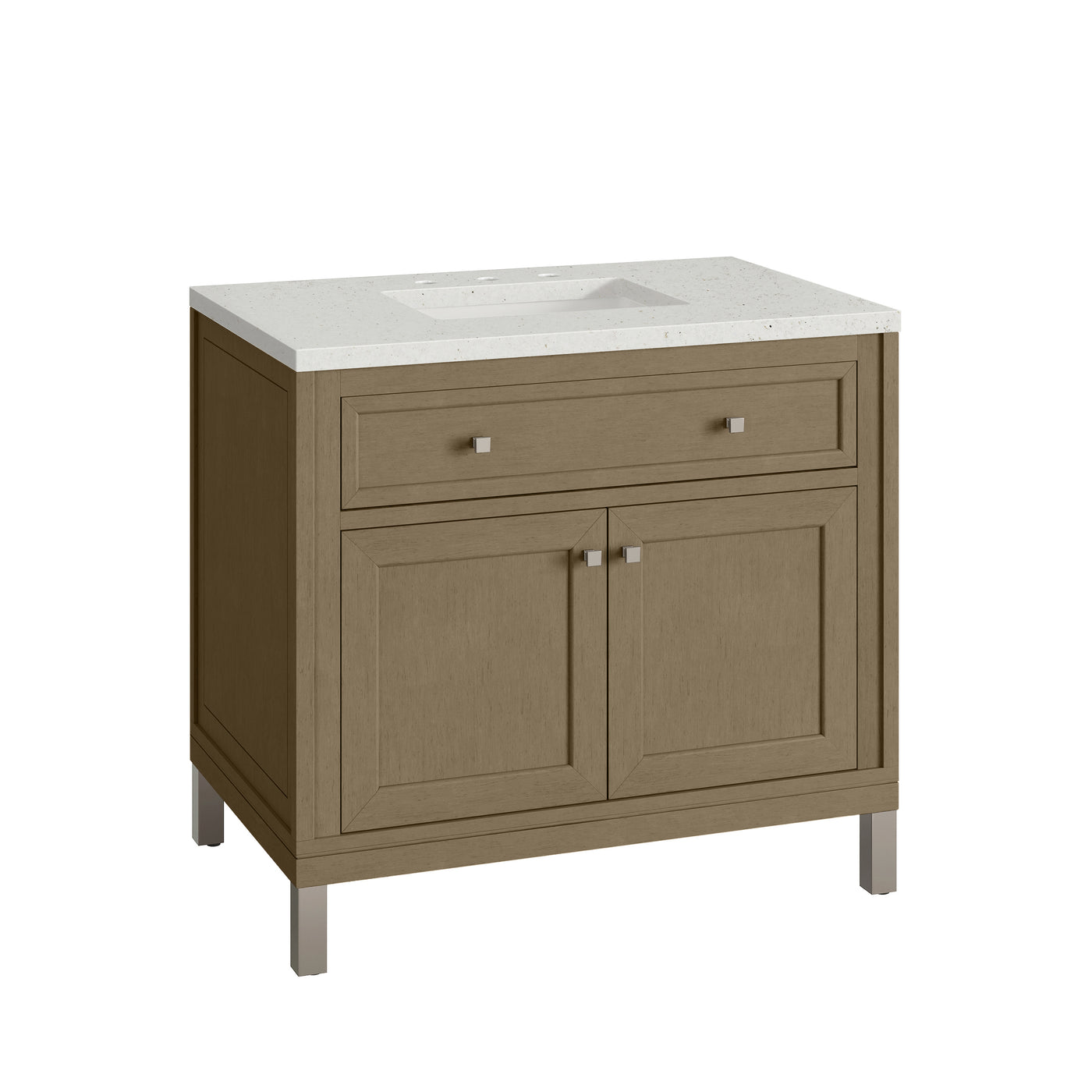 James Martin Chicago 36" Single Bathroom Vanity, Walnut Whisper, view 32