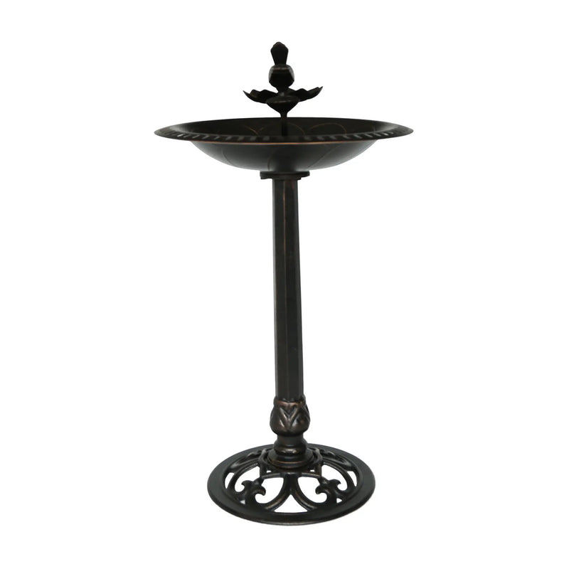 Outdoor Aluminum and Iron Bird Bath by HouseOfZazla