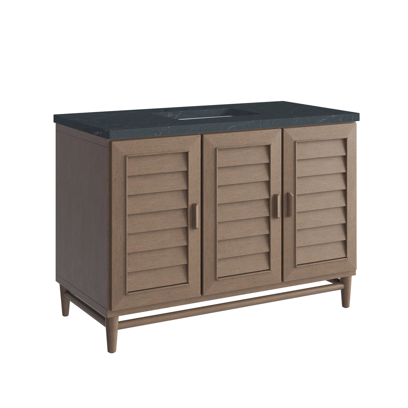 James Martin Portland 48" Single Bathroom Vanity, Whitewashed Walnut, view 38