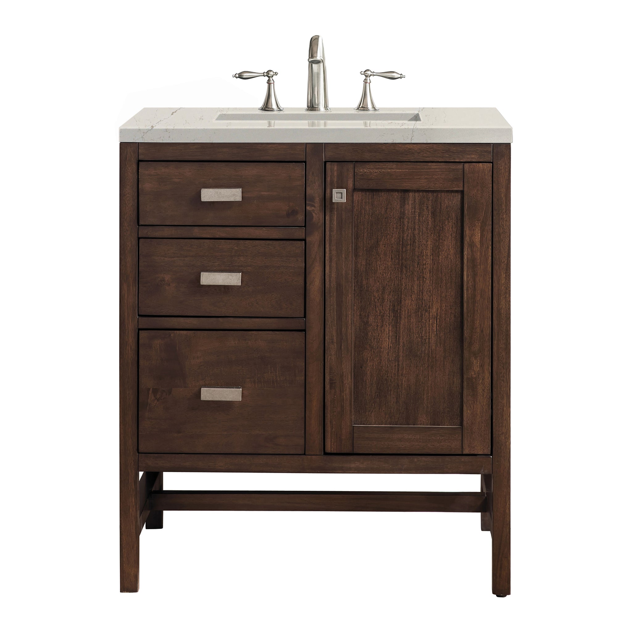 James Martin Addison 30" Single Bathroom Vanity, Mid-Century Acacia, view 23