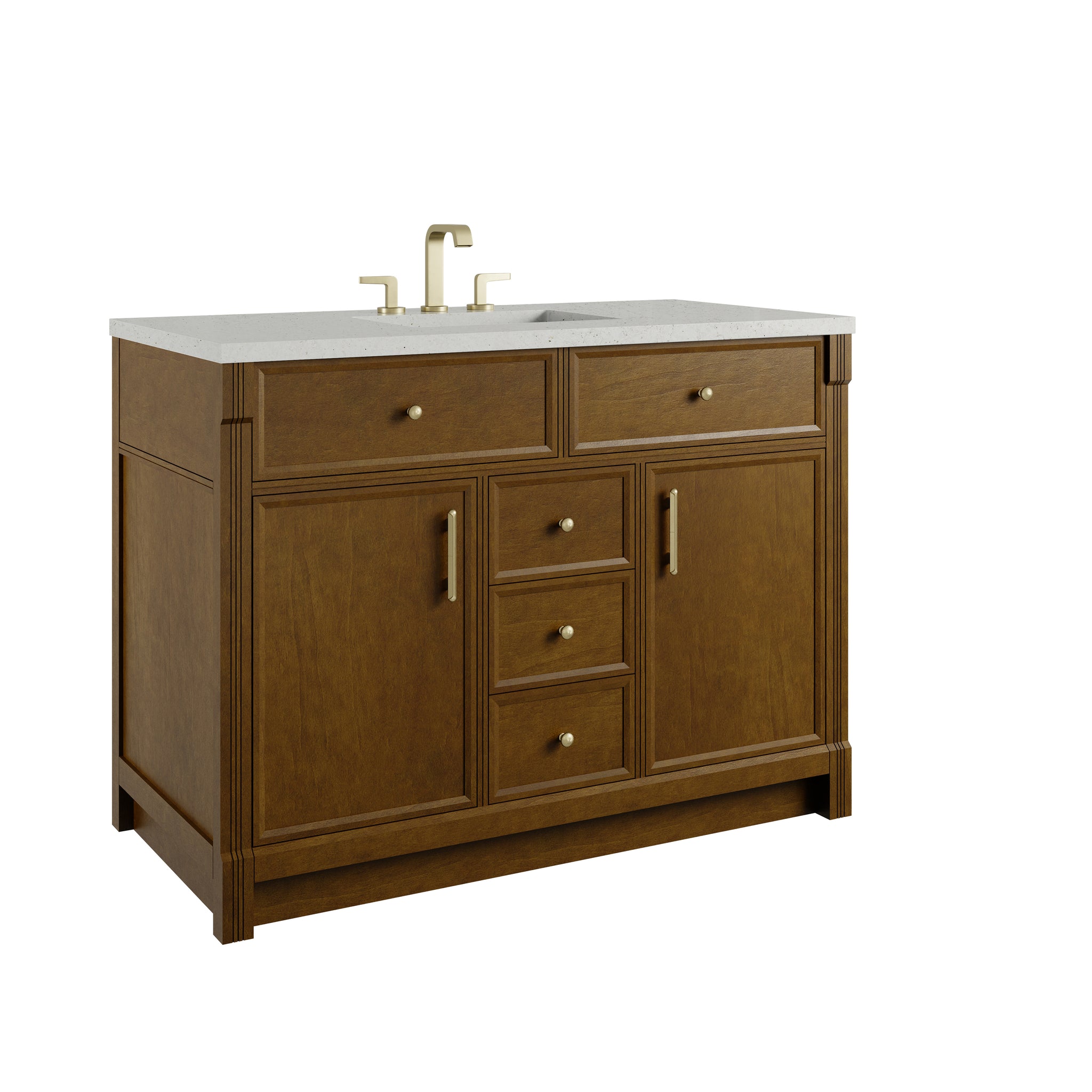 James Martin Bellshire 48" Single Bathroom Vanity, Honey Oak, view 34