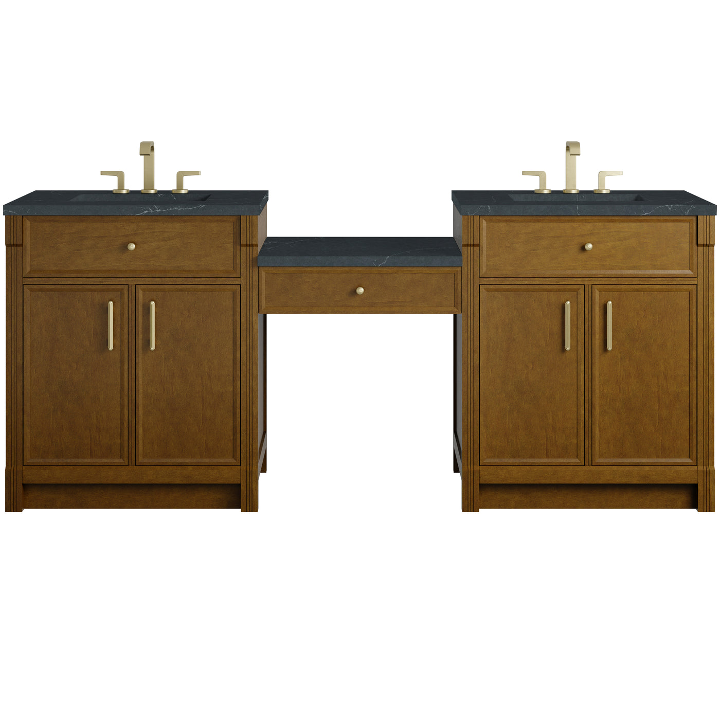 James Martin Bellshire 84" Double Bathroom Vanity, Honey Oak, view 25