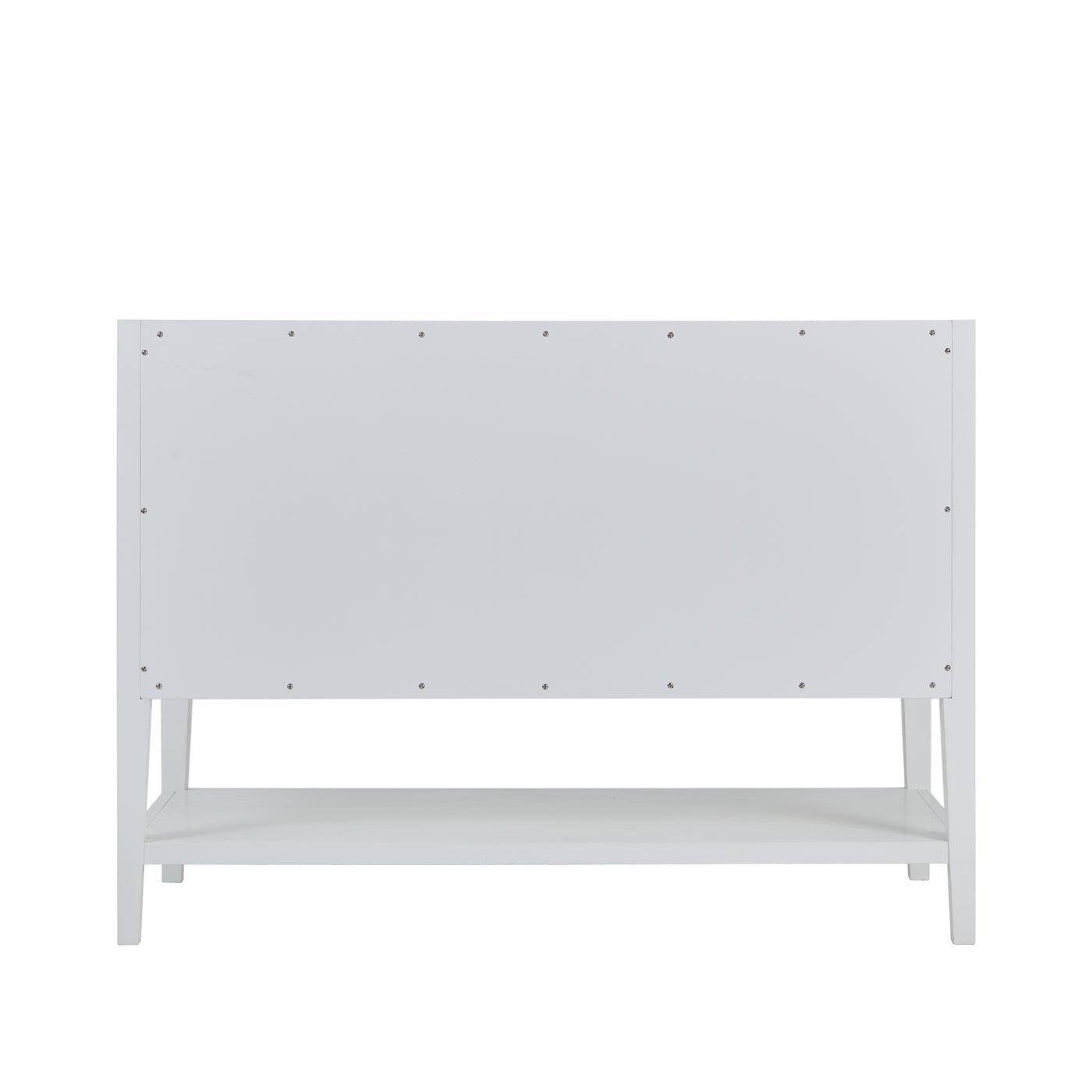 James Martin Olena 48" Single Bathroom Vanity, Polished White and Light Mappa Burl, view 10