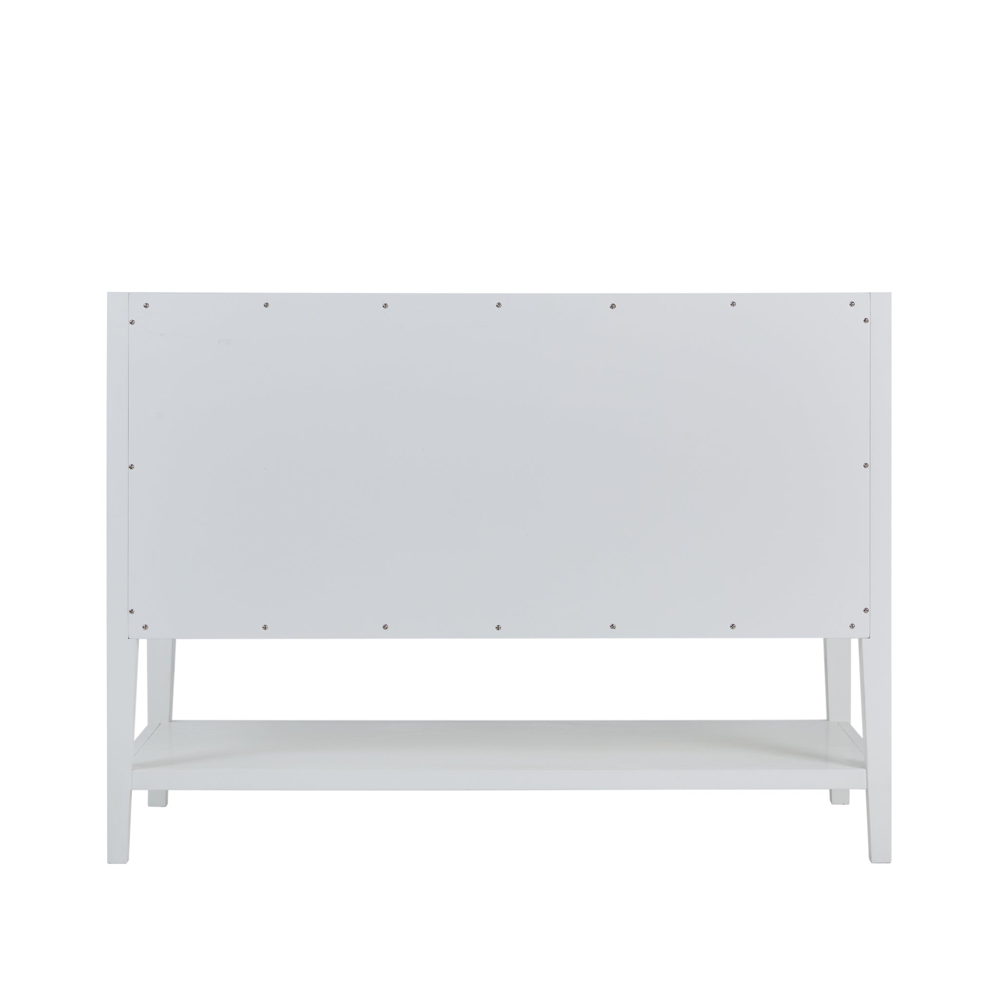 James Martin Olena 48" Single Bathroom Vanity, Polished White and Light Mappa Burl, view 10
