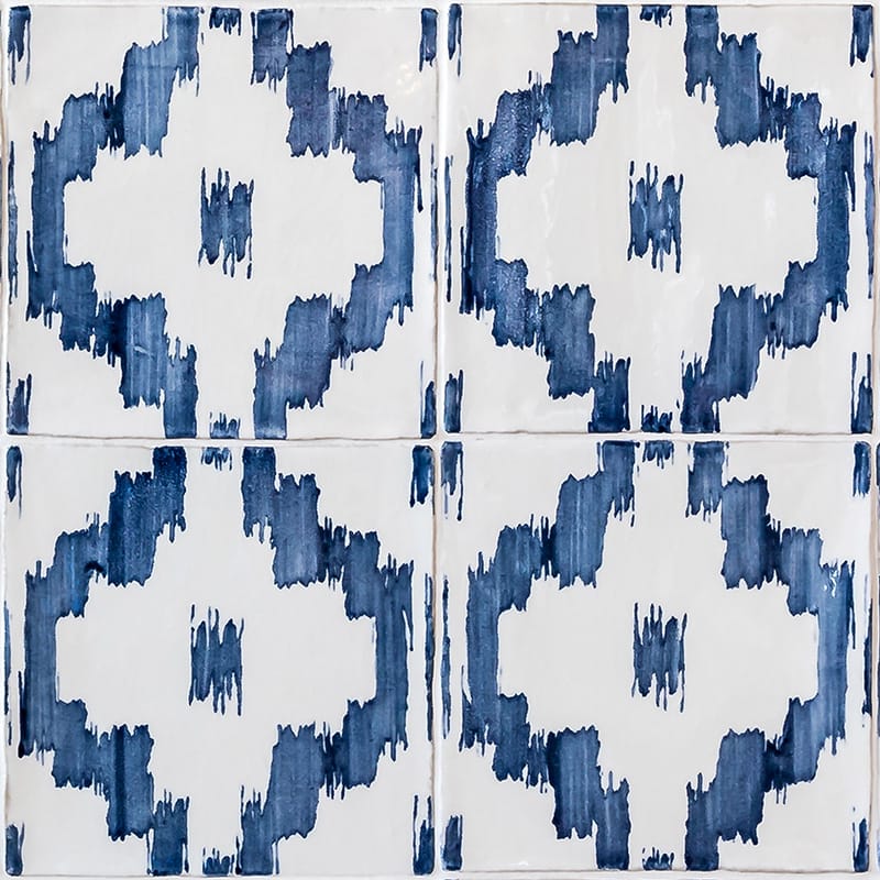 Ikat Crackled Ceramic Tiles 8x8 Ceramic Crackled 8x8 Tiles