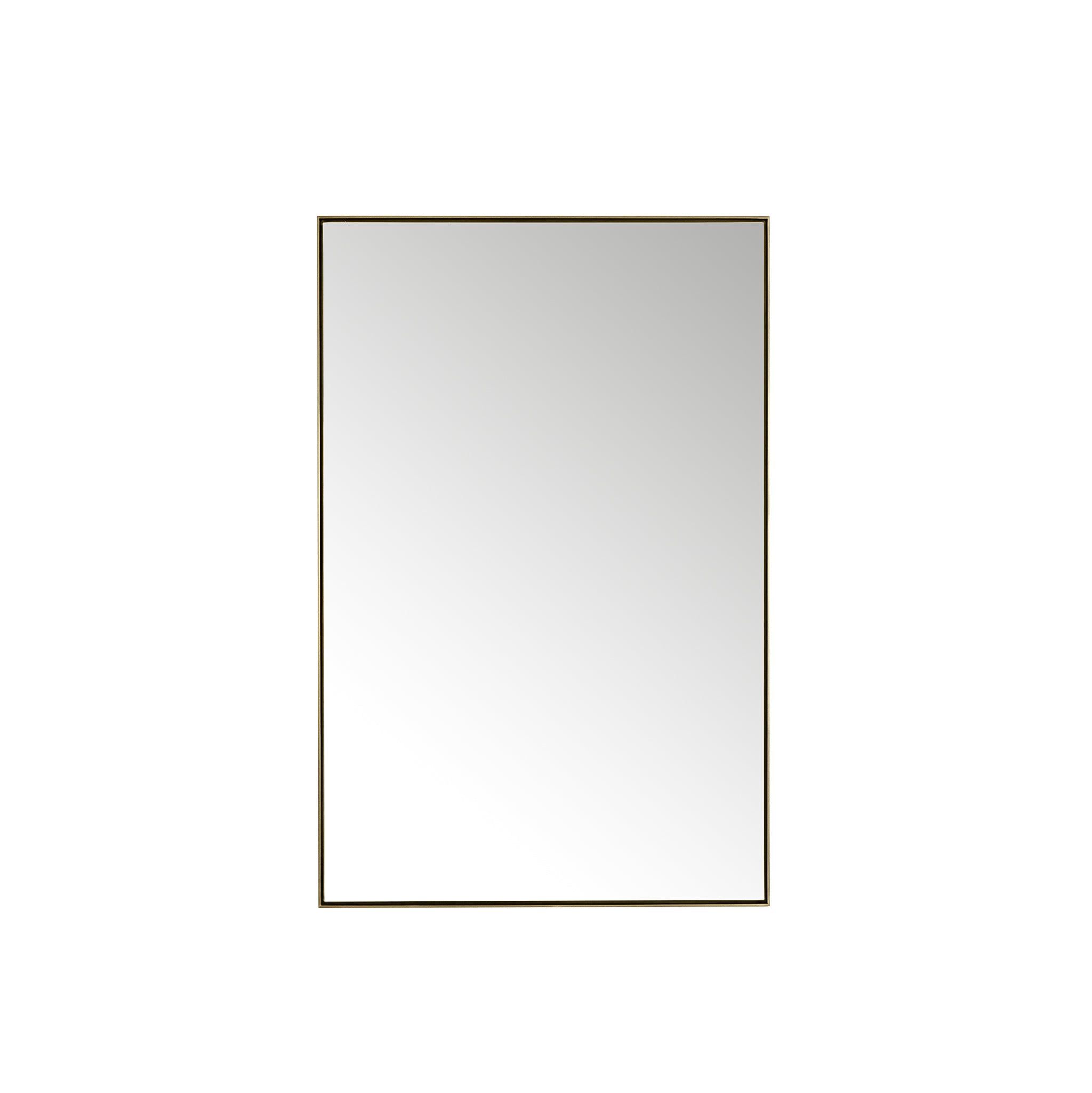 James Martin Rohe 26" Mirror, Champagne Brass