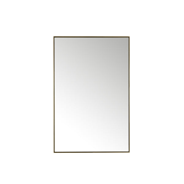 James Martin Rohe 26" Mirror, Champagne Brass