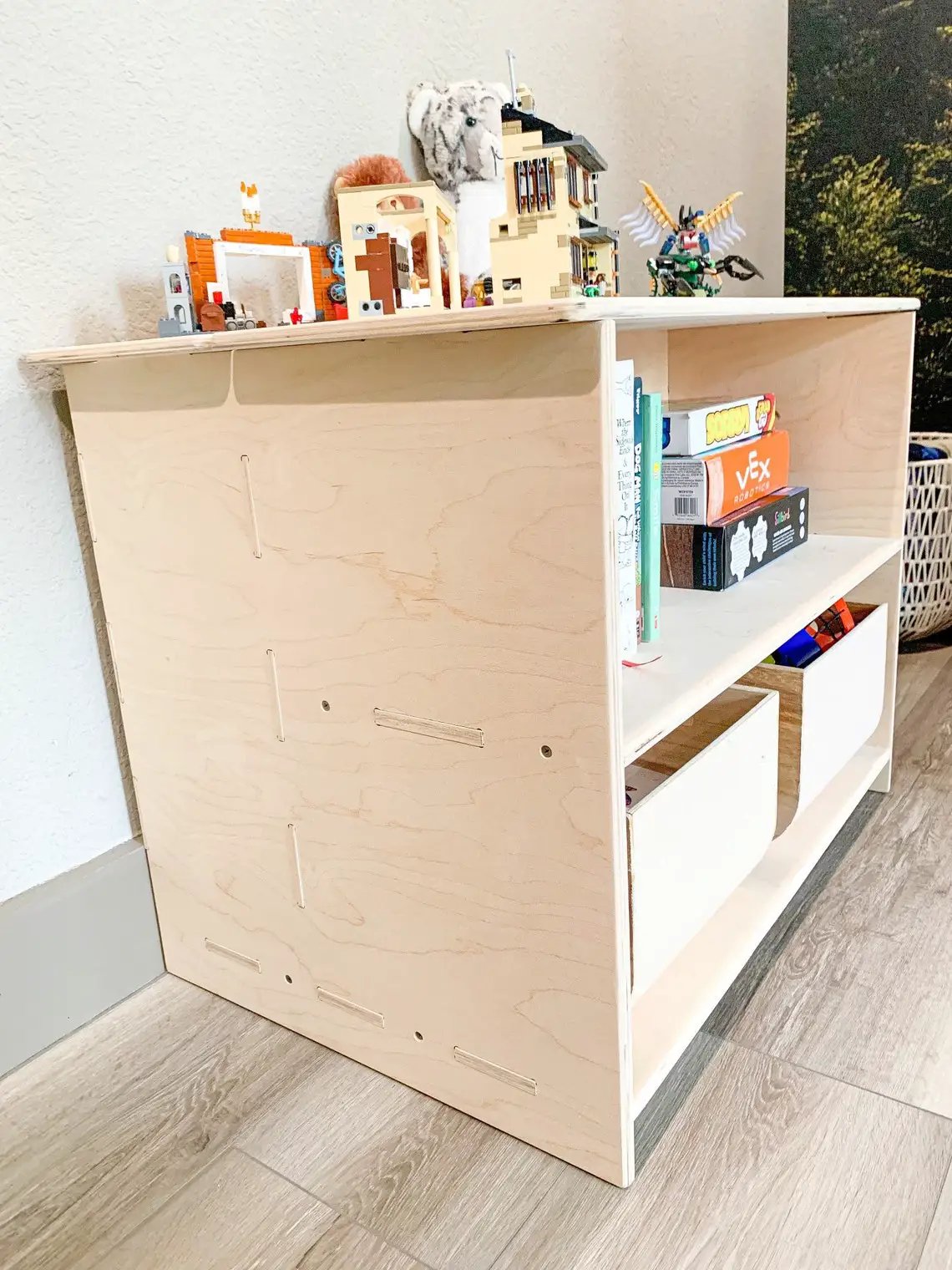 BEAU- Toy Shelf + Hidden Storage 31" by Bush Acres