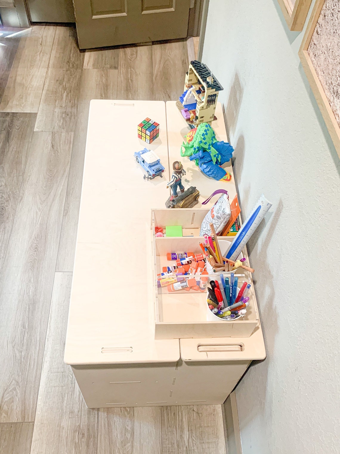 STELLA- Toy Shelf + Hidden Storage 41" by Bush Acres