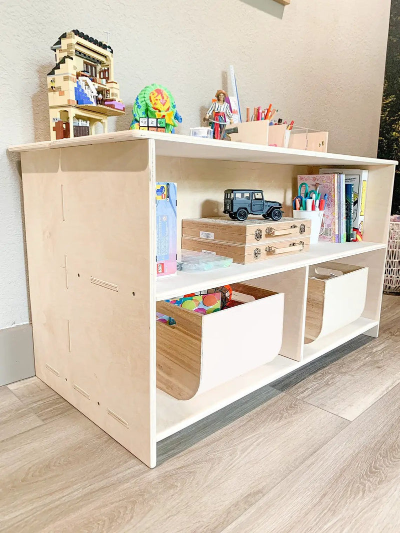 STELLA- Toy Shelf + Hidden Storage 41" by Bush Acres
