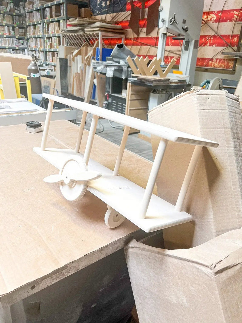 HUGHES- Airplane Wall Shelf by Bush Acres