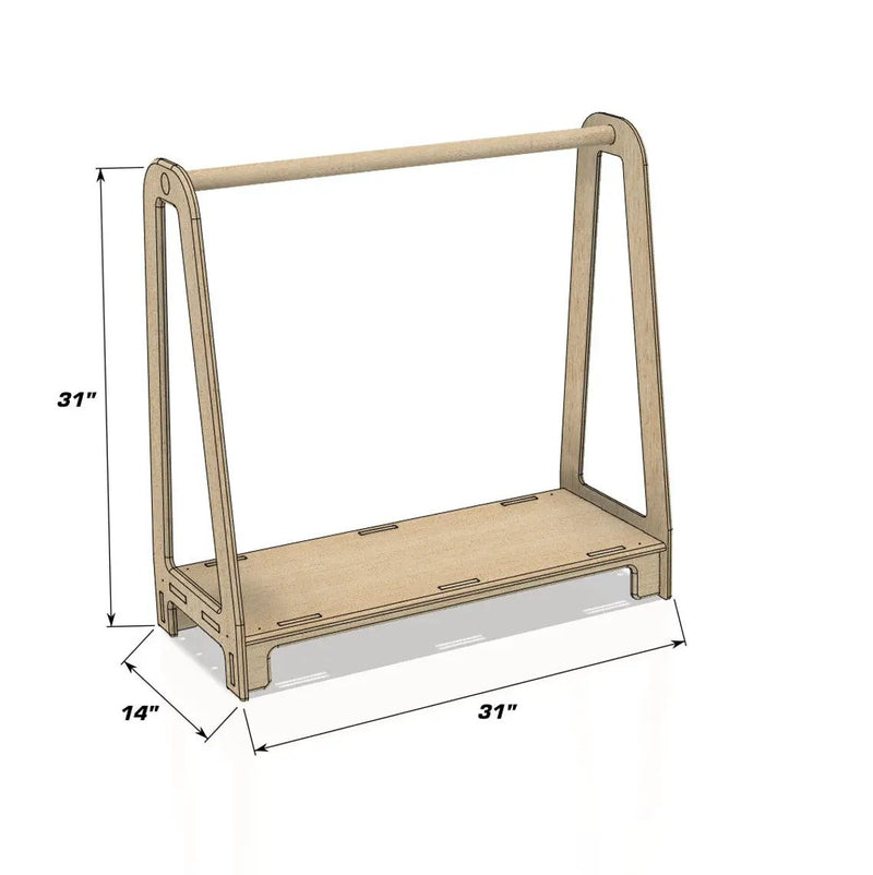 TATI- Clothing Rack by Bush Acres