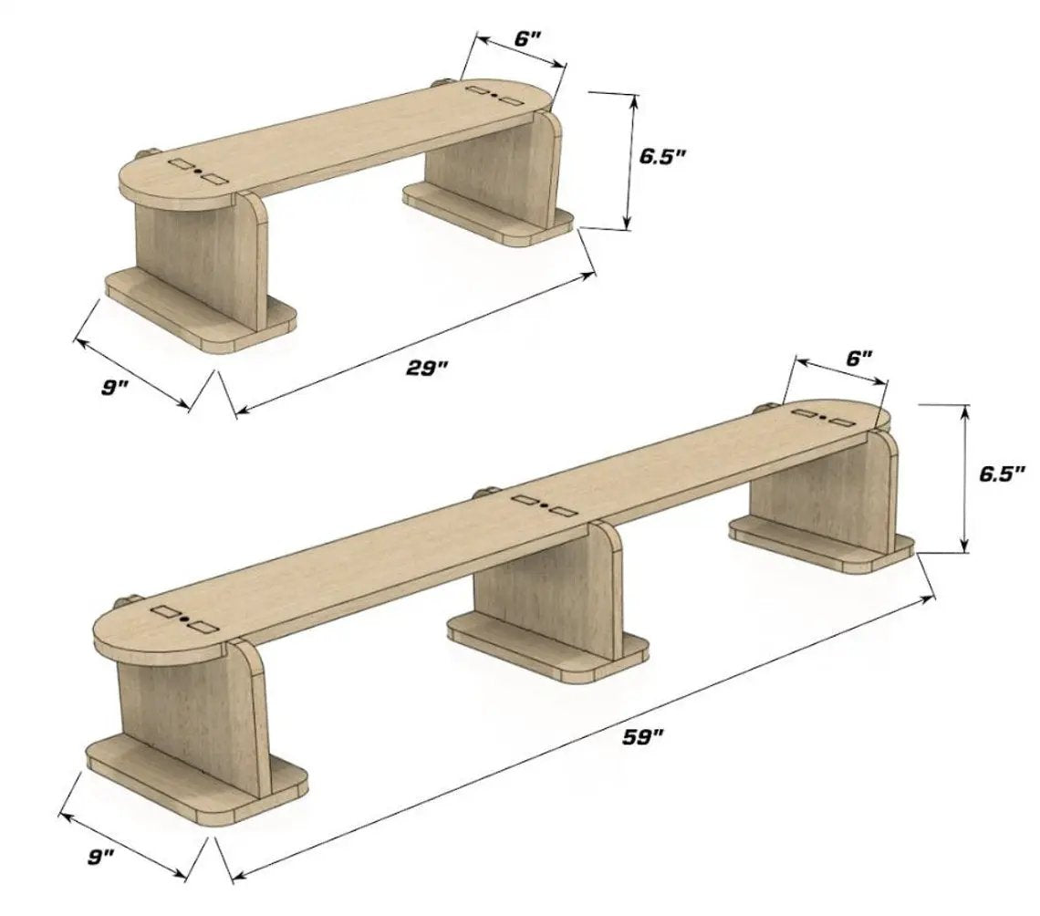 MARA- Kids Balance Beam by Bush Acres