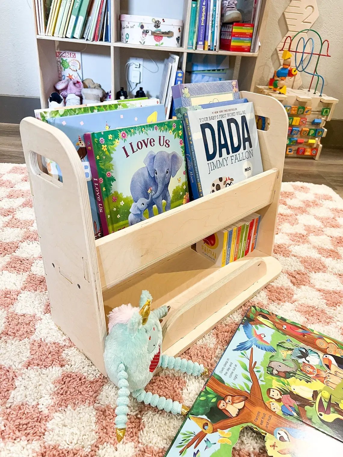 JANINE- Portable Bookshelf by Bush Acres