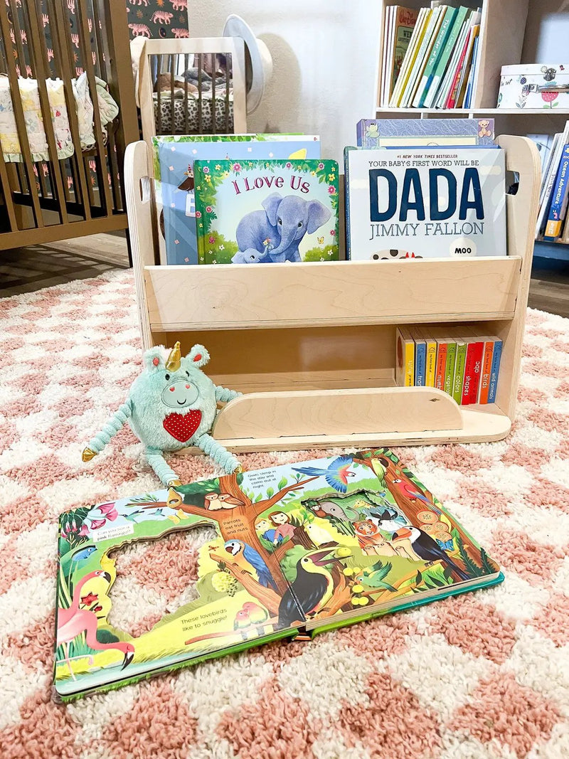 JANINE- Portable Bookshelf by Bush Acres