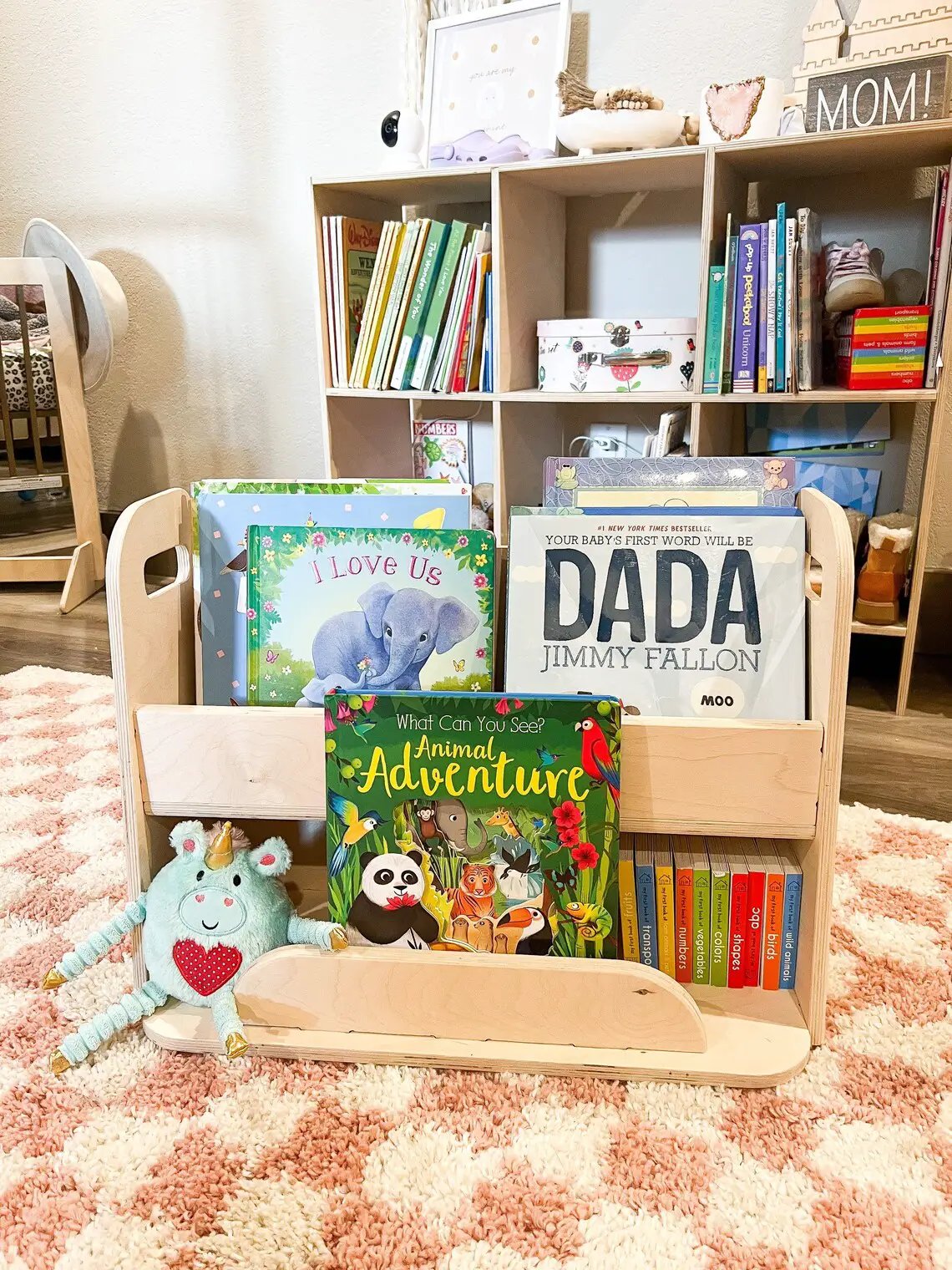 JANINE- Portable Bookshelf by Bush Acres