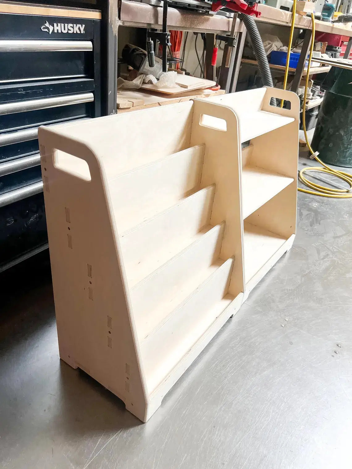 LORI- Bookshelf + Toy Shelf Set by Bush Acres