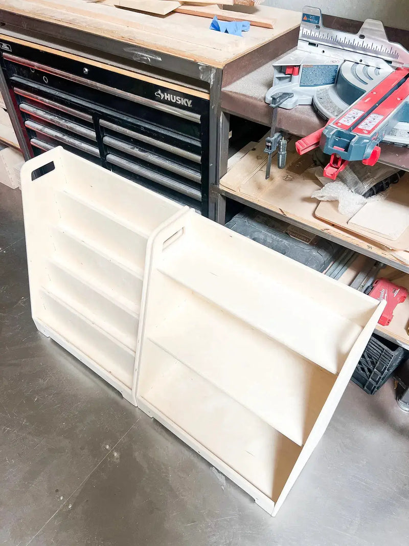 LORI- Bookshelf + Toy Shelf Set by Bush Acres