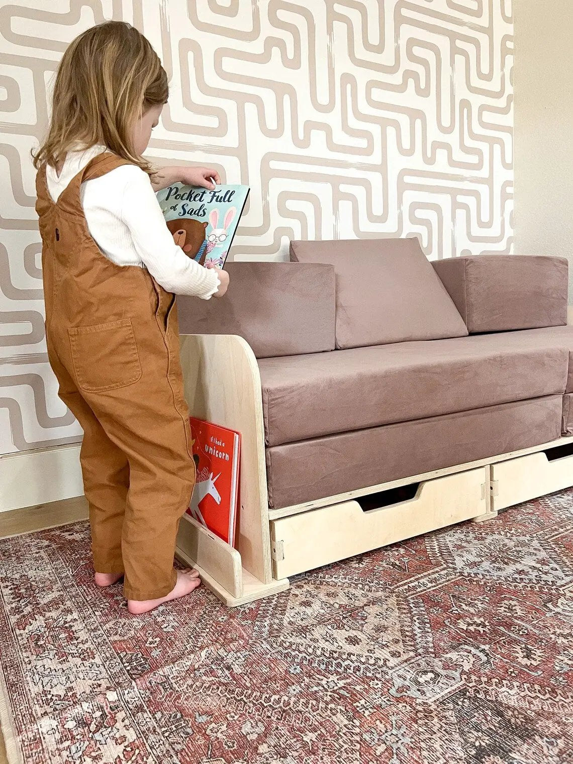 RONAN- Play Cushion Couch by Bush Acres